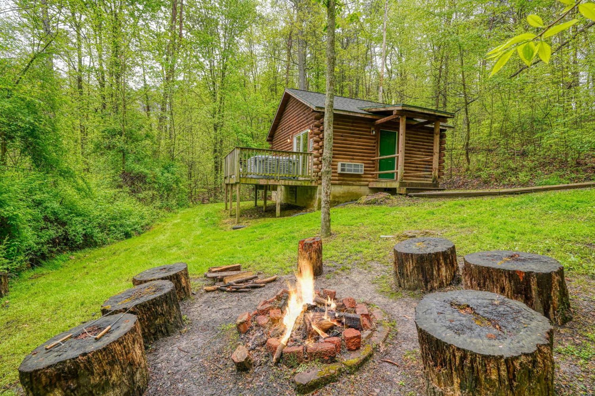 Blue Rose Cabins - Big Woody Cabin ローガン エクステリア 写真