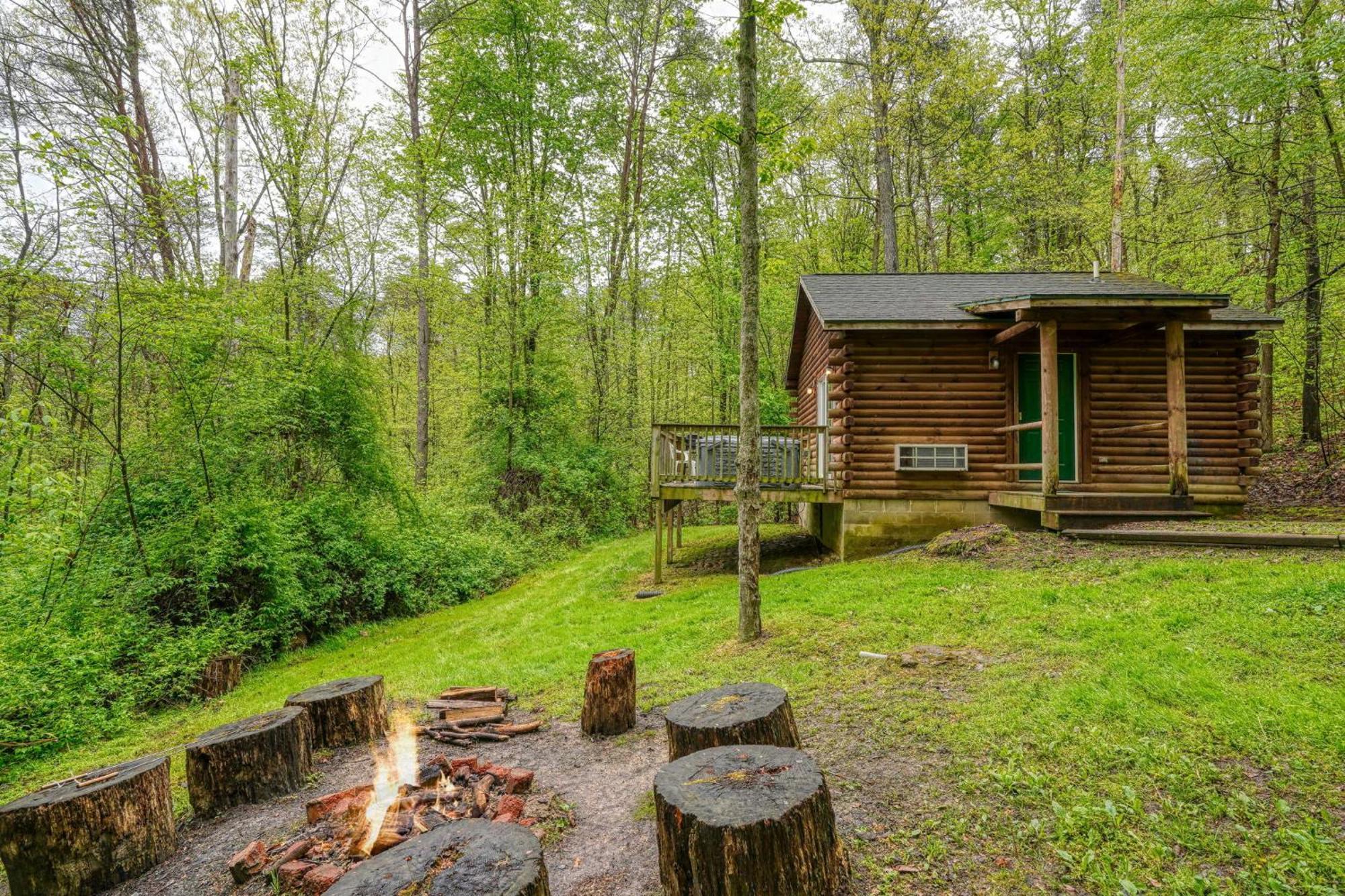 Blue Rose Cabins - Big Woody Cabin ローガン エクステリア 写真